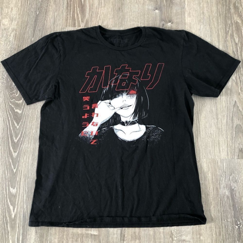 Hot Topic Smile Pretty Horror‎ Anime Short Sleeve Shirt Size Large